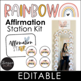 Boho Rainbow Affirmation Station | Positive Affirmations