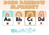 Boho Rainbow Alphabet