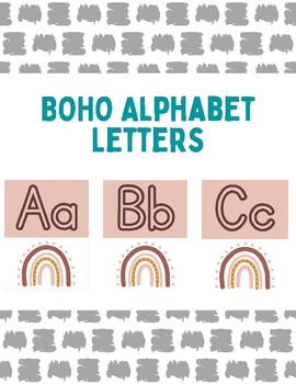 Pastel Primary Alphabet Posters