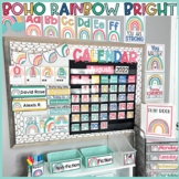 Boho Rainbow Bright Classroom Decor
