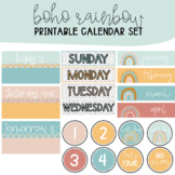 Boho Rainbow Calendar Kit