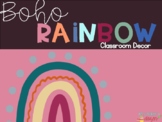Boho Rainbow Classroom Decor