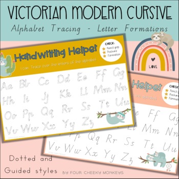Boho Rainbow Classroom Decor | Letter formations Victorian Modern ...