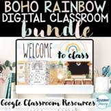 Boho Rainbow Planner Stickers Digital Teacher Planner Stickers