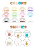 Boho Rainbow Colors & Shapes Decor