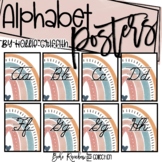 Boho Rainbow Cursive Alphabet Posters