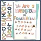 Boho Rainbow Door Decor | Back to School Door EDITABLE