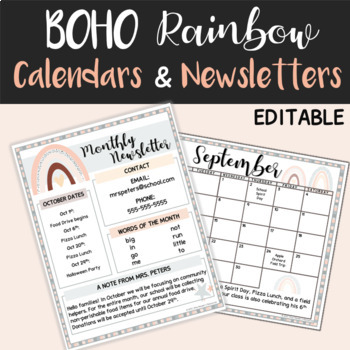 The Ultimate Guide to A Printable Classroom Calendar - Shayna Vohs