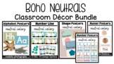 Boho Rainbow | Neutral Succulent Classroom Decor Bundle