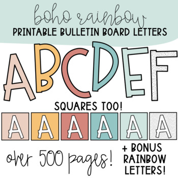 Bold Printable Bulletin Board Letters