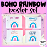 Boho Rainbow Posters