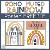 Boho Rainbow Posters FREEBIE