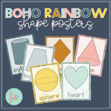 Boho Rainbow Shape Posters (2D and 3D)