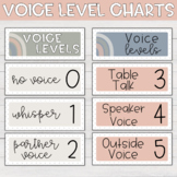 Boho Rainbow Voice Level Charts | Noise Level Posters