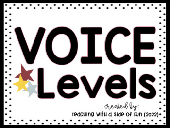 Preview of Boho Rainbow Voice Levels FREEBIE