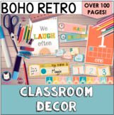Boho Retro Classroom Decor