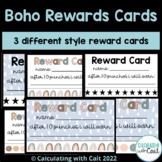 Boho Rewards Cards