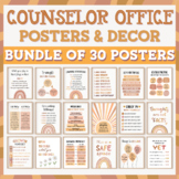 Boho School Counselor Office Decor, Social Worker Posters,