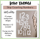 Boho Skip Counting Numbers | Multiples Display | Boho Fore