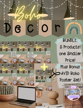 Preview of Boho Style Decor Bundle-5 products plus AVID Bonus! Must See!