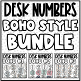 Boho-Styled - Desk/Table Numbers | Classroom Seating Organ