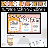 Boho Sunshine Summer School Slides
