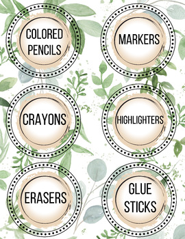 Preview of Boho Supply Labels