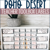 Boho Teacher Toolbox Labels