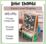 Boho Themed Voice Level Chart