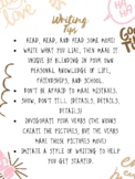 Boho-Themed Writing-Tips Poster