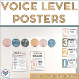 Boho Voice Level Posters 100% TEXT-EDITABLE