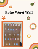 Boho Word Wall || Classroom Decor