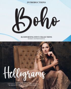 Preview of Boho fonts  adds charm | The Perfect Cute Classroom Font & Outside