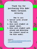 Bohr Model Carousel Activity - Task Cards