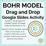Bohr Model Drag and Drop Google Slides Activity (Elements 1 - 18)