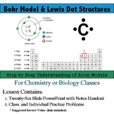 Bohr Model & Lewis Dot Structure Lesson and Notes