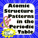 Atomic Structure & Periodic Table Patterns: Print & Digita