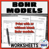 Bohr Models Worksheets | Printable and Digital