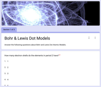 Preview of Bohr and Lewis Dot model 