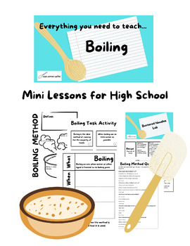 Preview of Boiling Cooking Method Mini Lessons