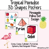 Tropical Paradise 3D Shapes Posters