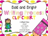 Bold and Bright Writing Process Posters/ Clip Chart {5 styles}