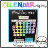 Bold and Colorful Wall Calendar Set