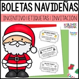 Boletas navideñas | Invitaciones y etiquetas de regalo | C