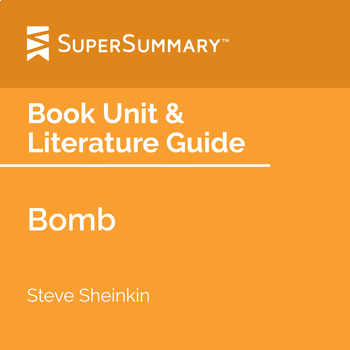 Preview of Bomb Book Unit & Literature Guide