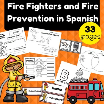 Preview of Bomberos y prevencion de incendios (Fire Safety in Spanish)