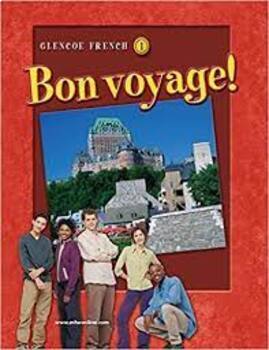 Preview of Bon Voyage Level 1 French Charades Game (Pyramid Game) Sentences for Partners