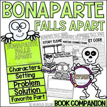 Preview of Bonaparte Falls Apart Activities | Halloween Reading Comprehension