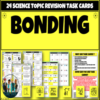 Preview of Bonding Chemistry Digital Task Cards