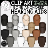 Bone Anchored Hearing Aids CLIP ART Deaf Hard of Hearing H